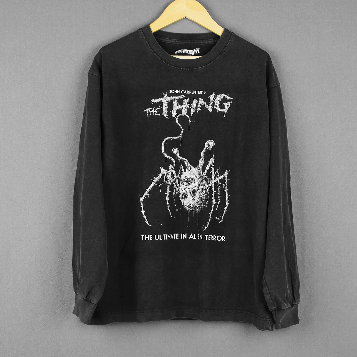 Фото Футболка The Thing, мужские хлопковые футболки с принцом из фильма «ужасы» Джона плотника, «Они живет на Хэллоуин» №2