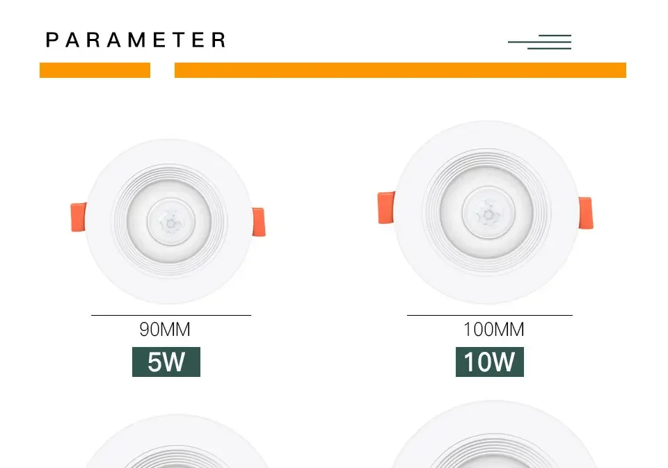 PIR Motion Sensor LED Spot Light 3