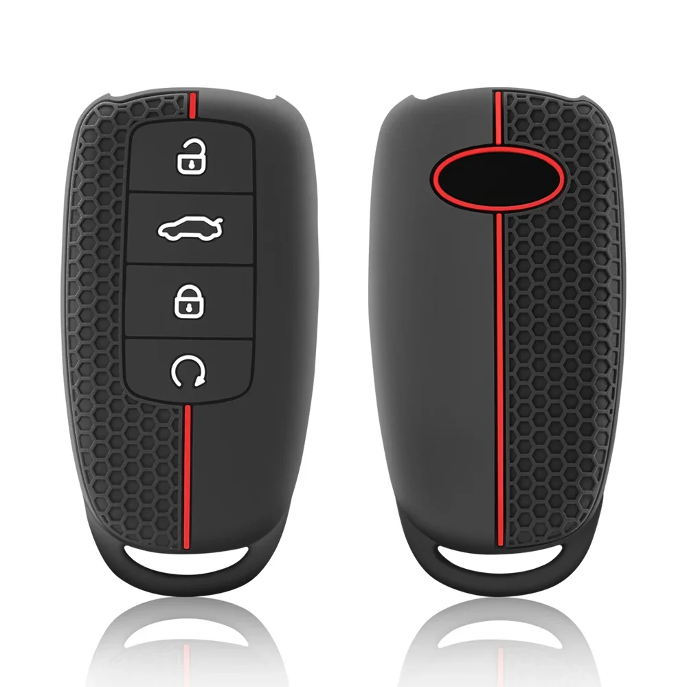 Soft Silicone Key Fob Case Cover and Holder - Protective Accessories