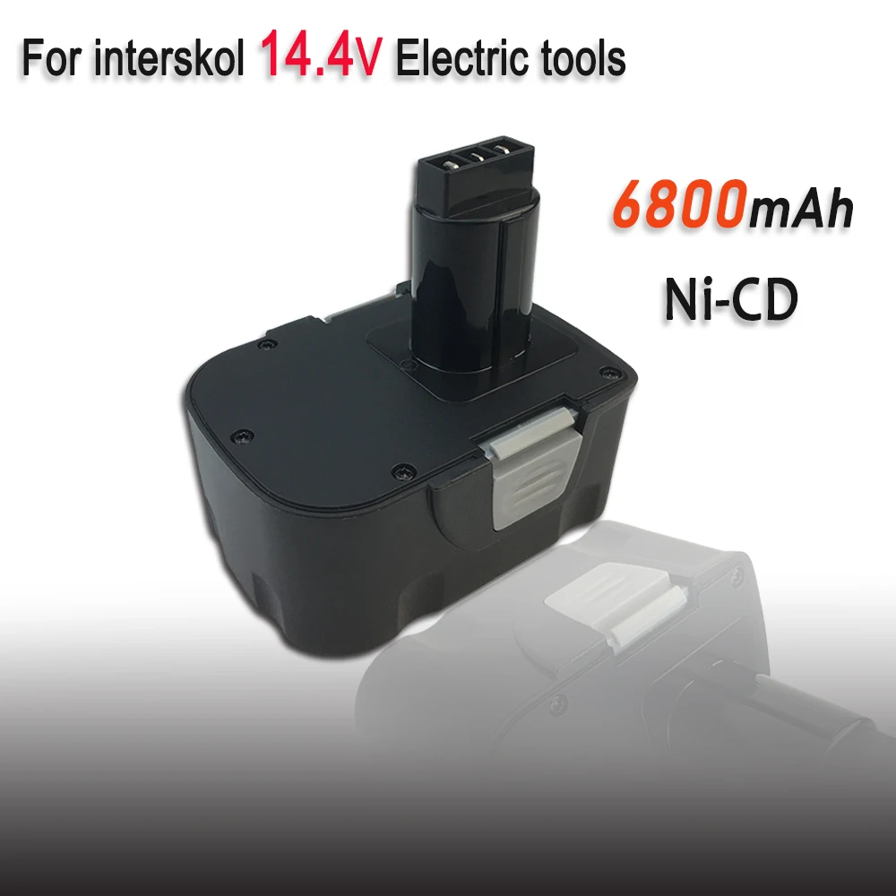 

14.4V 6800mAh Ni-CD Rechargeable Battery For Interskol Electric Tools Replacement