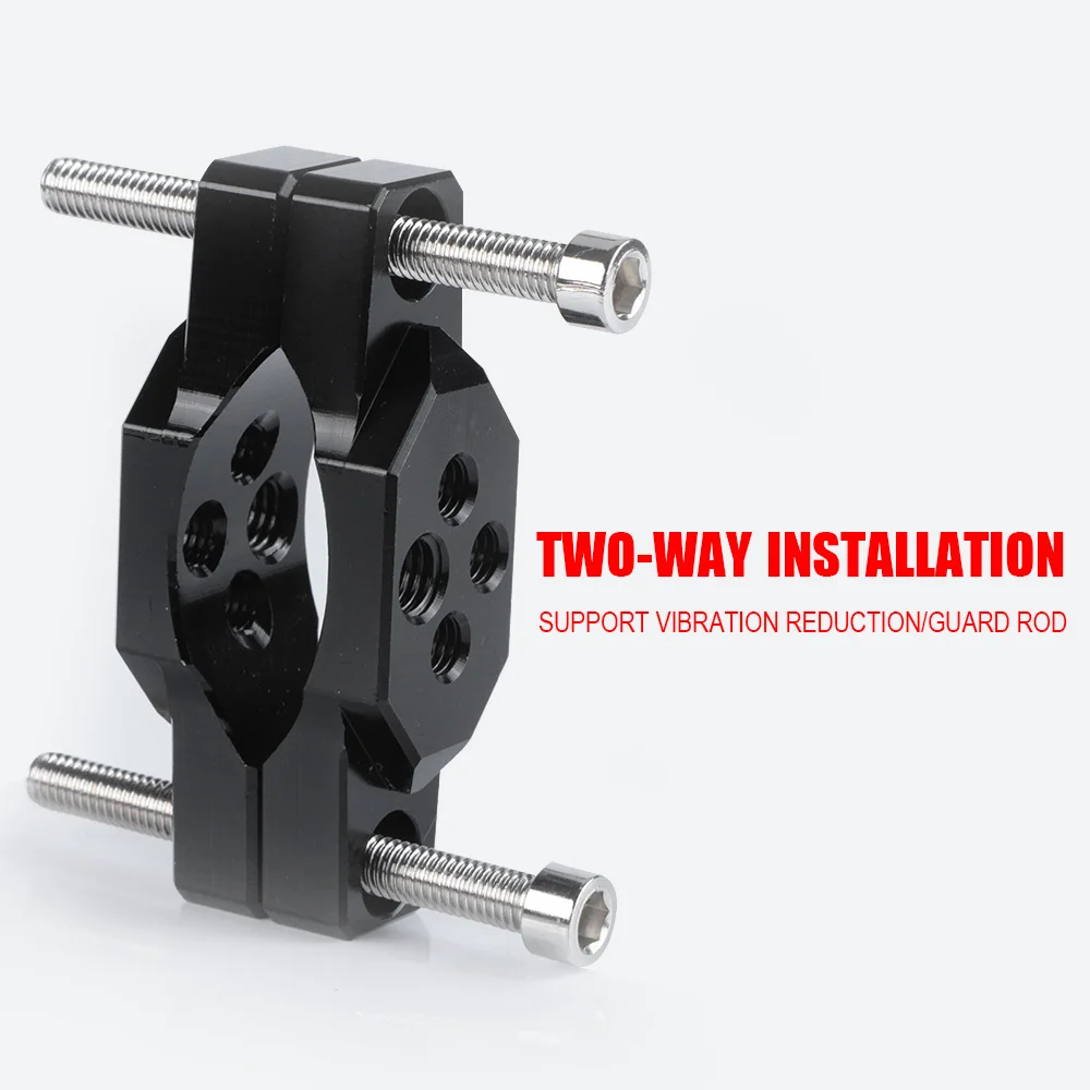 17-54mm Motorcycle Fork Tube Handlebar Bracket Pressure Code Stent Spotlight Headlight Aluminum Mounting Clamp Accessories motorcycle light bracket motorcycle headlight clamp motorcycle headlight mount