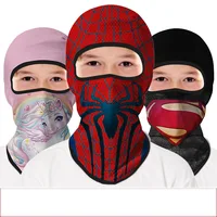 Cartoon Balaclava Cap Kids Full Face Cover Ski Mask Outdoor Windproof Face Bandana Scarf Hat Winter Neck Warmer Cycling Headgear 1