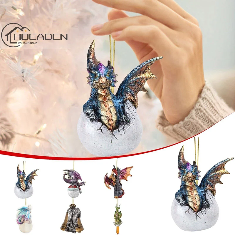 

Limited Edition Holiday Dragon Ornaments Holiday Christmas Decorations Xmas Tree Hanging Pendant Acrylic Ornaments Navidad 2023