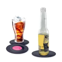 Cup Coaster Set 6 Pcs Cup Mat Vinyl Record Coasters Non-slip Coffee Coasters Heat-resistant Music Drink Coasters Table Mats Cups 5