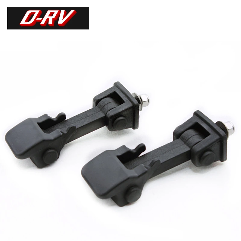 

2PCS Bracket Latches Black Hood Lock Bracket Latches Buckle Holder For Jeep /Wrangler 2007-2018