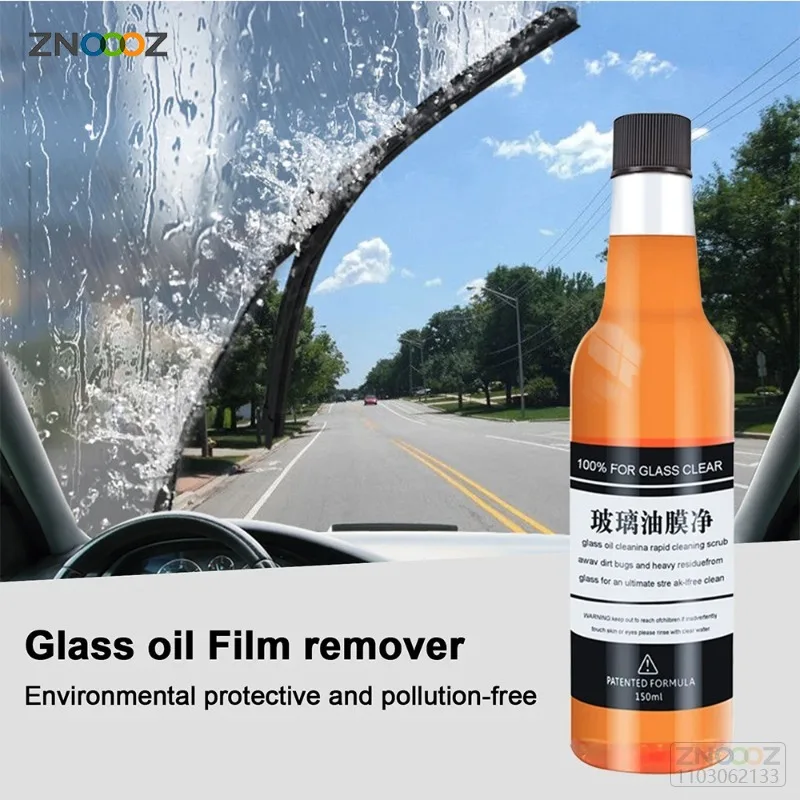 Car Glass Oil Film Remover Automotive Glass Stripper Water Spot Remover  Powerful Oil Stain Removal Supplies For Bathroom - AliExpress
