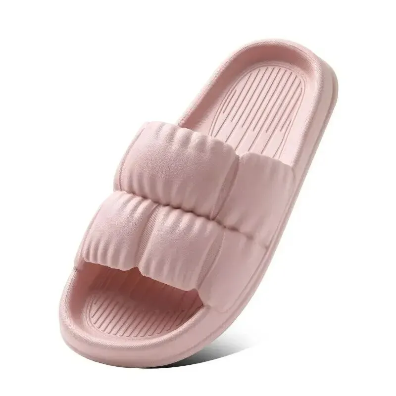 Women's Soft Sole Cloud Sandals - Thick Platform Summer Slippers for Indoor & Outdoor Wear