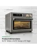 Infrared Heating Air Fryer Toaster Oven, Large Countertop Convection Oven 10-in-1 Combo, Easy Clean, with Recipe Book, 26.3 Qt 2