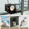 2-in-1 Cat Hammock Hanging Type Cat Nest Window Suction Cup Balcony Hanging Nest No Punching Cat Hammock Cat Nest Tunnel Toys 2