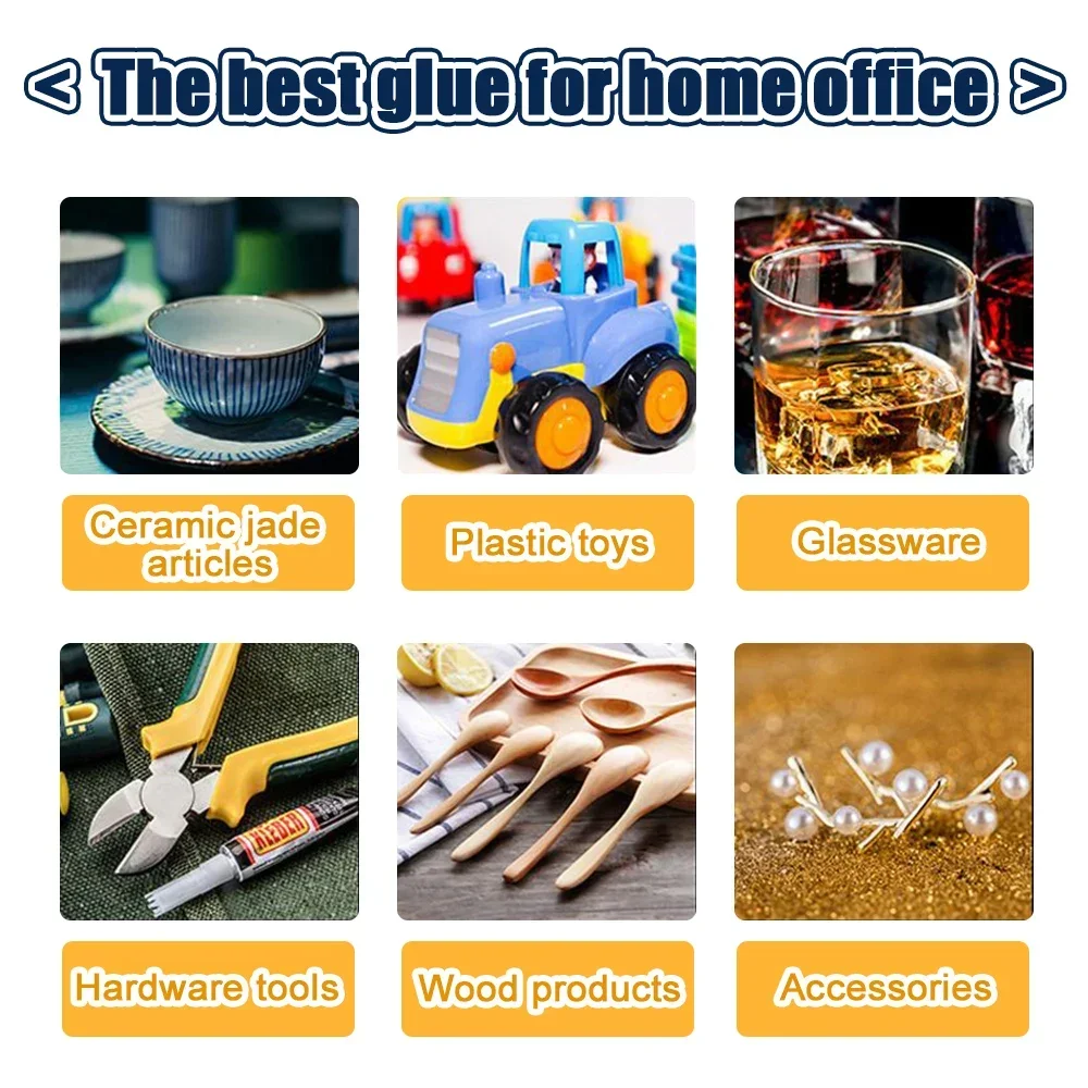 Welding High Strength Oily Glue Universal Super Adhesive Glue Strong Plastic Wood Ceramics Metal Soldering Agent 1/2/3PCS super glue