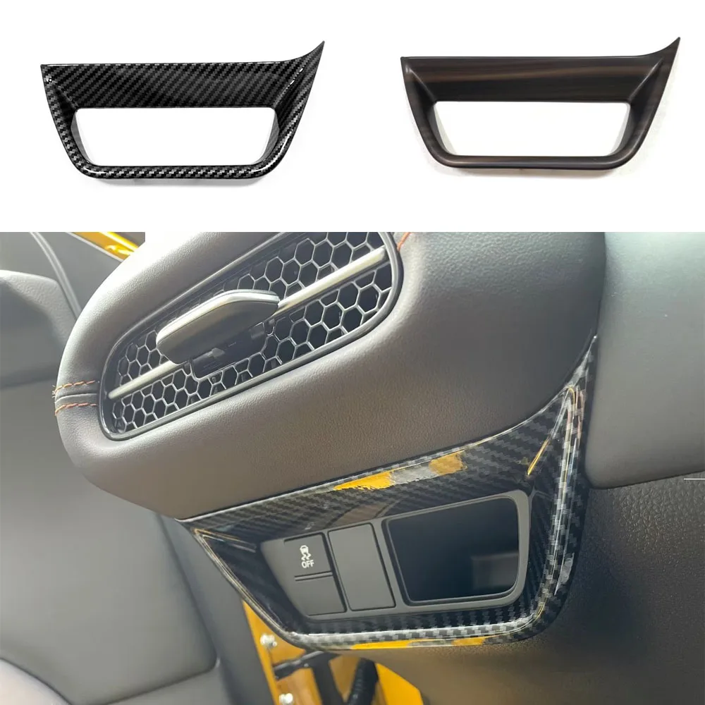 

For Honda ZRV ZR-V 2022 2023 2024 ABS Car Headlamps Adjustment Switch Frame Trim Interior Head Lamp Cover Car Accessories