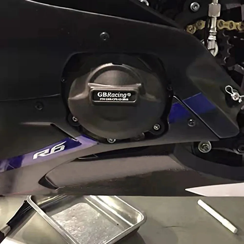 Motocross Engine Cover Protection Case For GBRacing Yamaha YZF R6 2006 -