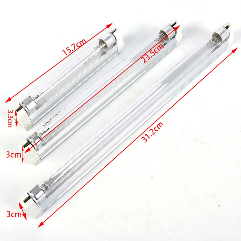 UVC Ultraviolet Germicidal Disinfection Sterilization Light Tube Lamp Replacement Accessories 1Pcs 4W 6W 8W