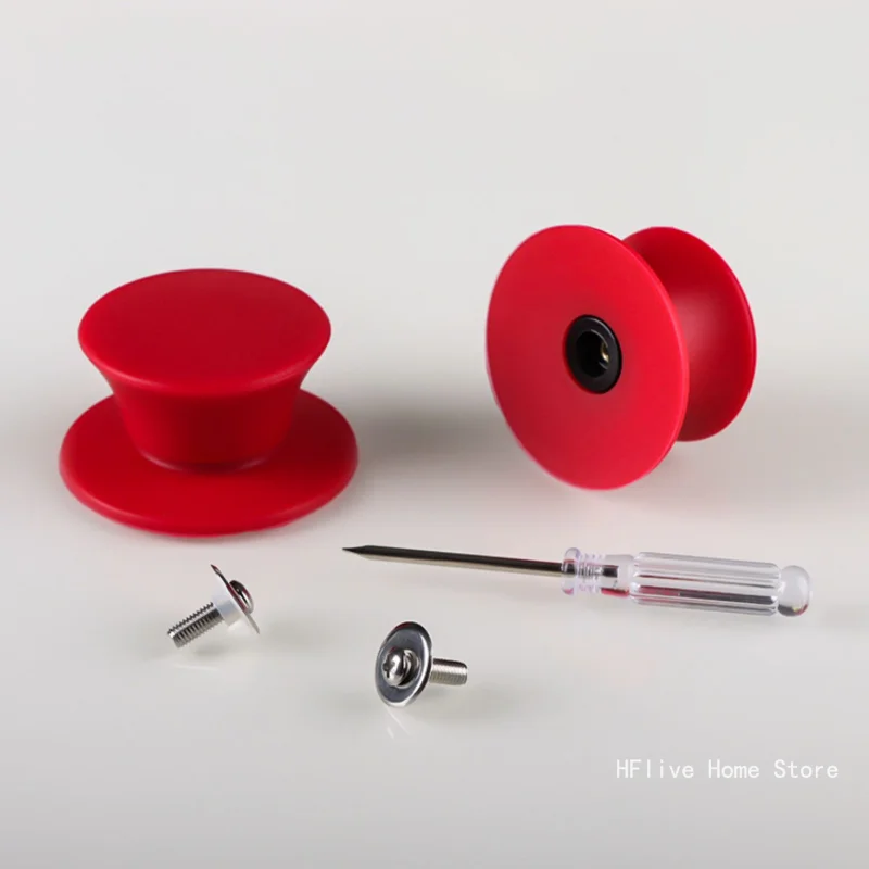 Pot Lid Handles 1pc Silicone Pot Lid Knob Handle Universal Replacement Kitchen Cookware Cover Knobs for Pan Lid Kitchenware Accessories
