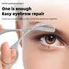 Eyebrow Scissors For Men And Women Makeup Tools One Metal Texture With Comb Eyebrow Razor Beauty Scissors Stainless Steel 2