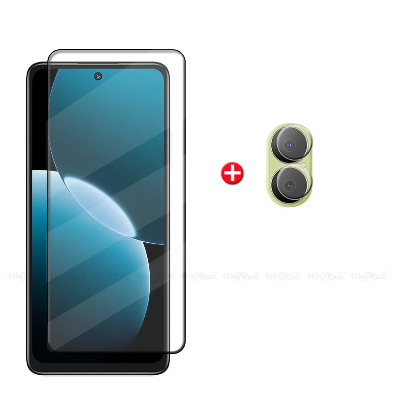 6-in-1 Tempered Glass Full Cover Screen and Lens Protector