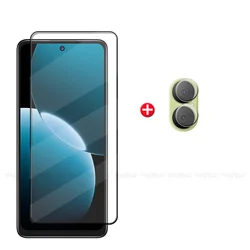 6-in-1 Tempered Glass Full Cover Screen and Lens Protector for Huawei Nova Y73 (1 Glass and 1 Len)