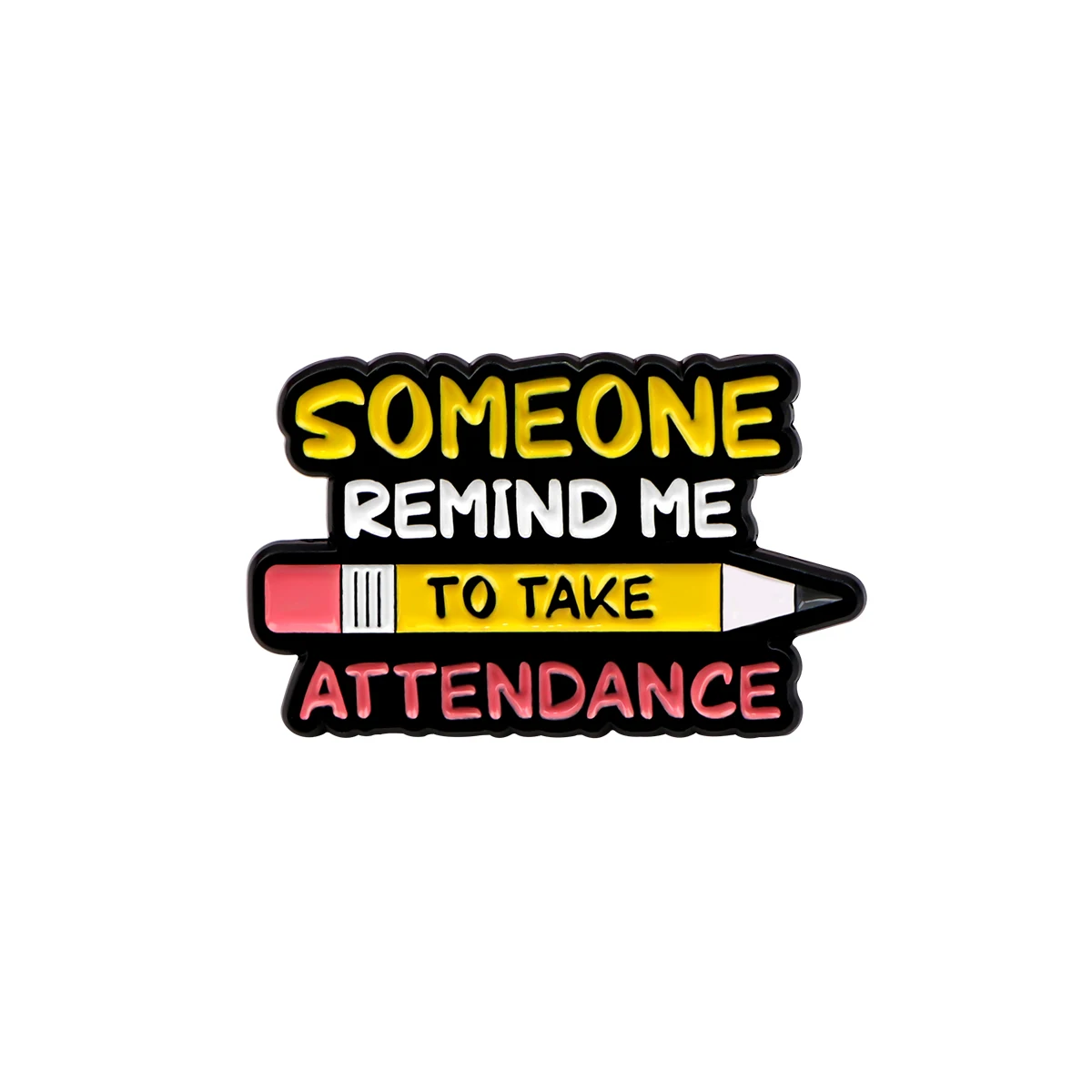 Quotations Series Enamel Pin Brooch for Backpacks and Accessories