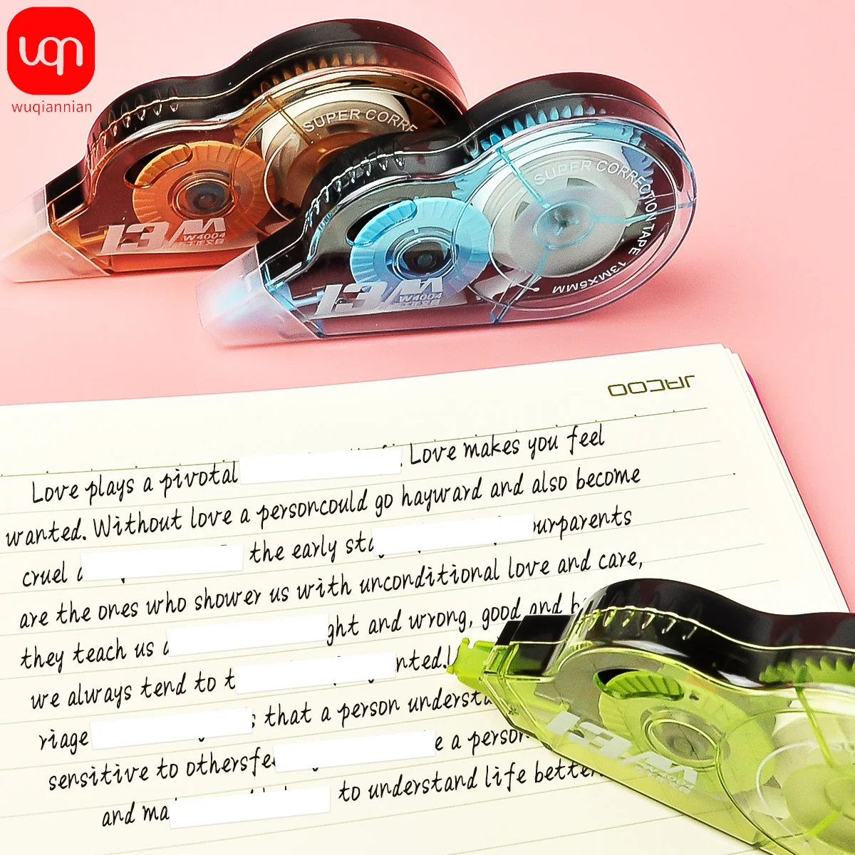 WQN-1pc Correction Tape Correction Tape Material Stationery Writing Office School Supply