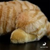 Tiger Cat High Fidelity Anime Cute Plushie Caracal Bush Cat Plush Toys Lifelike Animals Simulation Stuffed Doll Kawai Toy Gifts 6