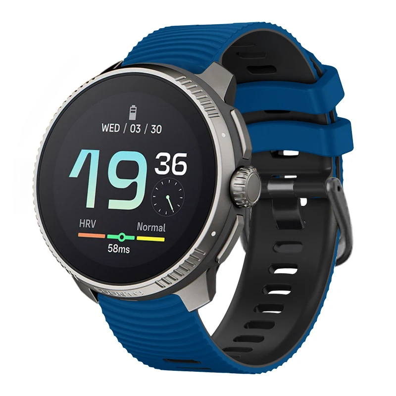 Cinturino In Silicone Di Ricambio Da 22Mm Per Cinturino Suunto Race/Cinturino Verticale Cinturino Per Cinturino Suunto 5 9 Peak Pro Smartwatch