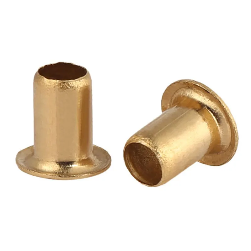 Copper blind rivets brass hollow tubular rivets M0.9-M1.7 rivets and fasteners rivets and screws