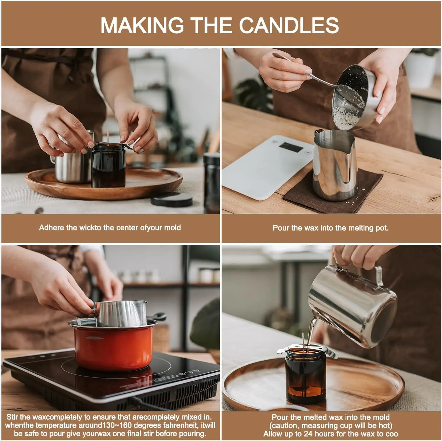 Soy Wax for Candle Making - 30 LB Natural Soy Wax Candle Wax for DIY Candle Making Supplies