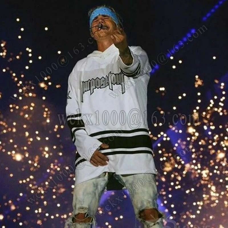 Justin Bieber Jersey Let It Go Doug Gilmour Purpose Tour Purpose Tour Retro  Hockey Jerseys - AliExpress