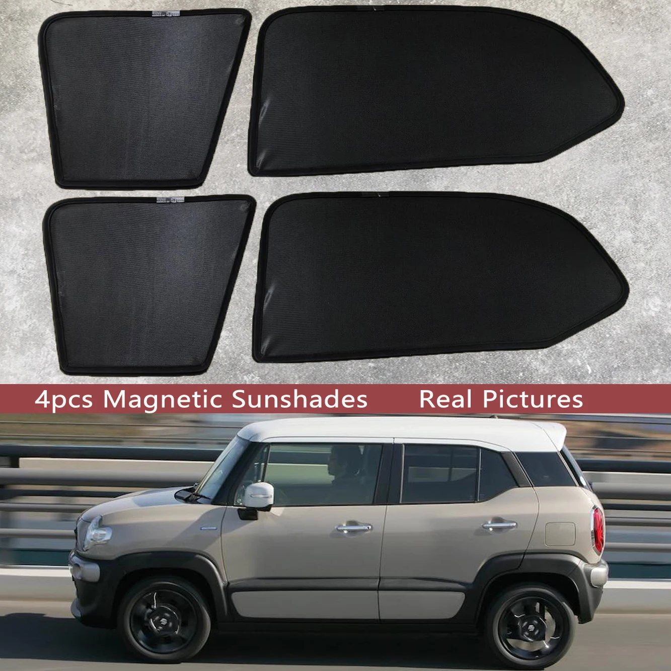 

Магнитный автомобильный солнцезащитный козырек, занавеска на лобовое стекло, солнцезащитные занавески для Suzuki Xbee (MN71S) 2017 - 2024 2023 2022, аксессуары
