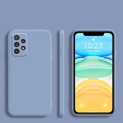 Solid Color Square Soft Silicone Camera Protective Back Cover for A13 4G (GRAY)