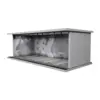 1/64 Vehicle Model Display Case Display Stand with Parking Lot Scene with LED Lights for Sports Car Model Collectors Toy Cars 4
