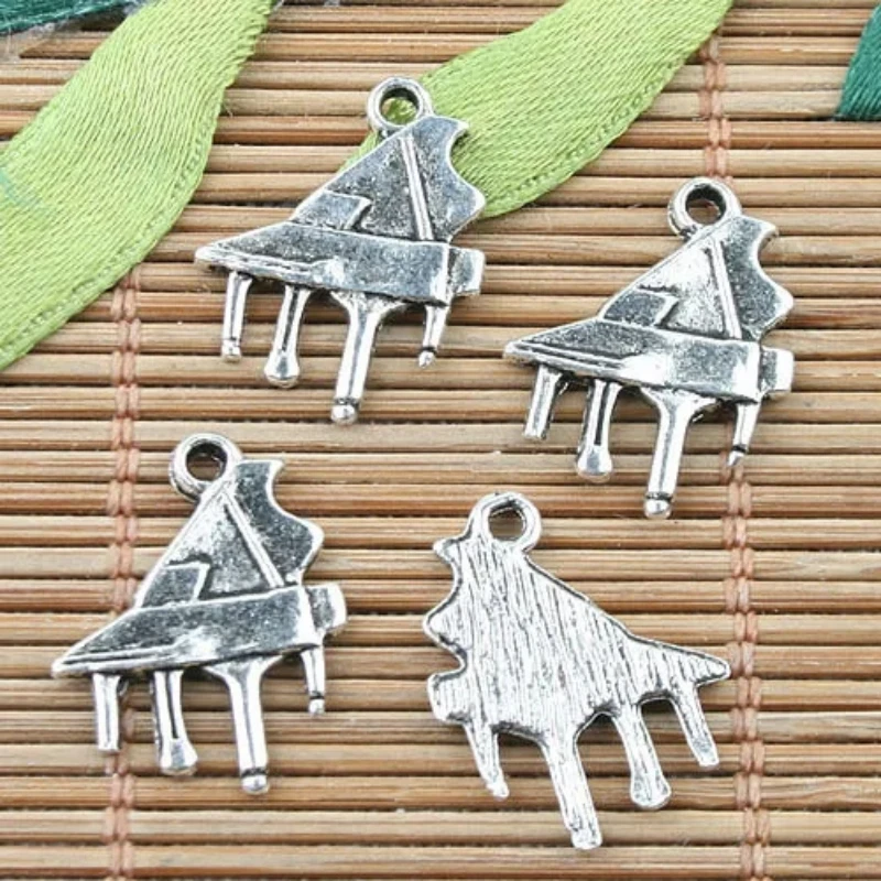 

18*15mm Tibetan Silver Color Piano Design Charms 50pcs EF0085 Charms for Jewelry Making