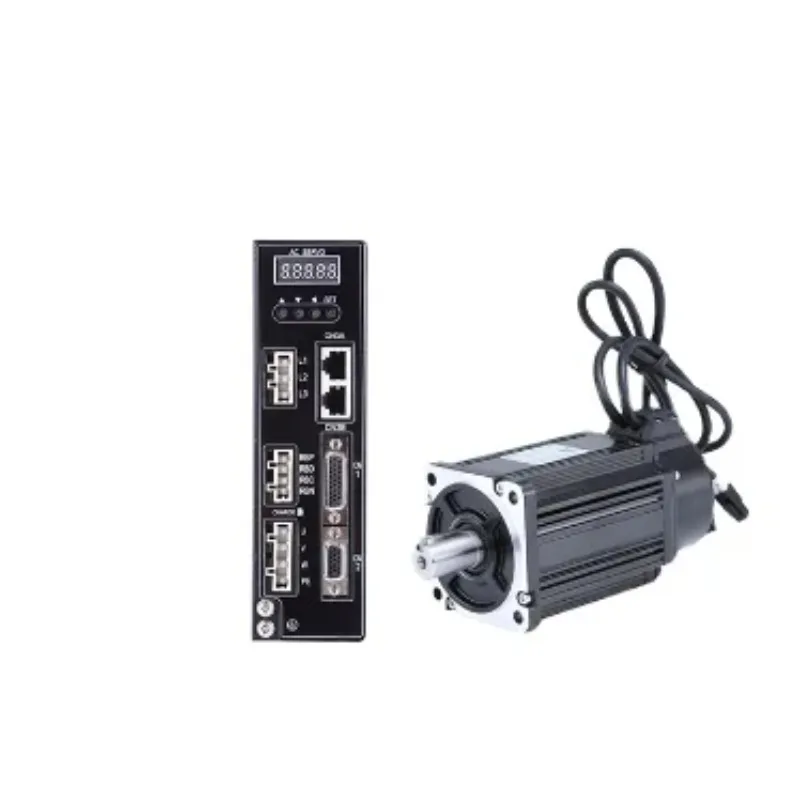 

Сервомотор 80 мм 1 кВт 4 нм 2500 об/мин 80ST-m04025 с драйвером для упаковочной машины, детали ЧПУ для печатных плат