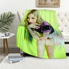 Kpop A-Aespa Movie Blanket Custom Cobija Sofa Quilt Fluffy Soft Blankets & Throws Microfiber Bedding Catnap Knee Bed Throw Nap 1