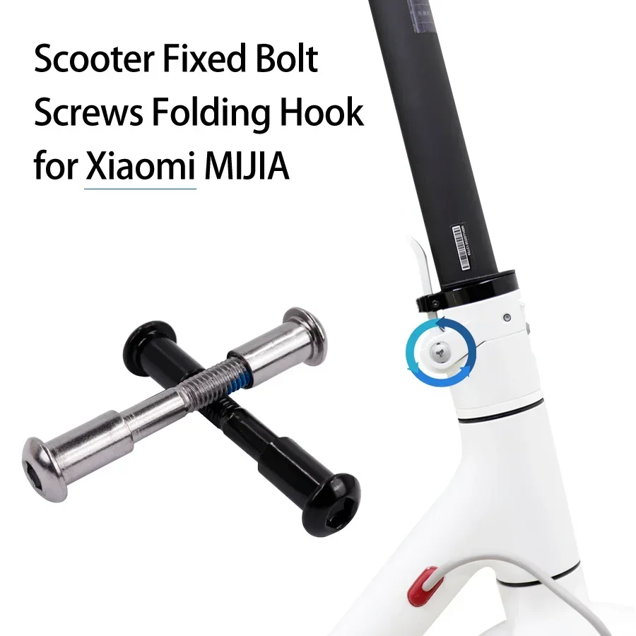 Klapp Pothook Haken Up Lock Scharnier Reparatur Gehärtetes Stahl Schloss Festen Bolzen Schraube Für Xiaomi MIJIA M365 Elektrische Roller – Detail 3
