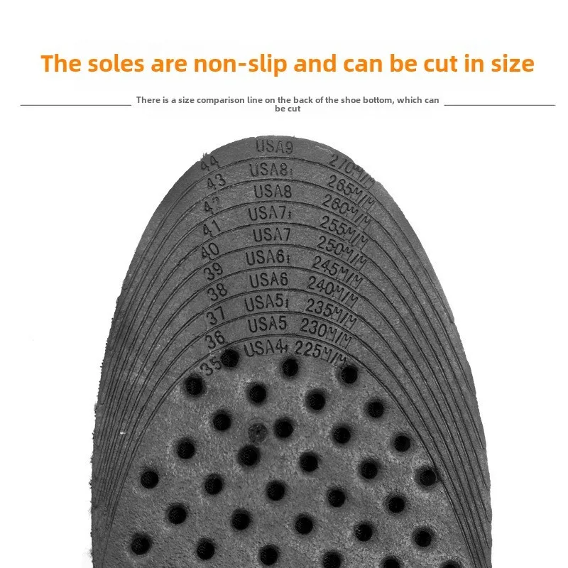 Height Increase Insole Sports Shock Absorption Invisible Air Cushion Height Increasing Pad Full Pad A-Half Layer Men Women