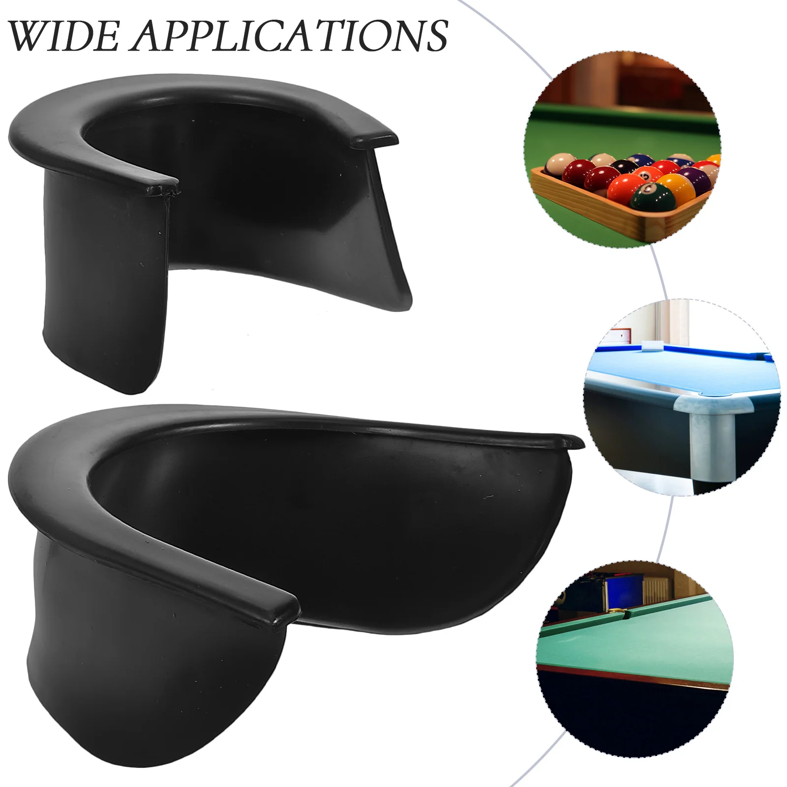 Pool Table Pocket Liners Durable Billiard Liner Protective Pocket Rubber
