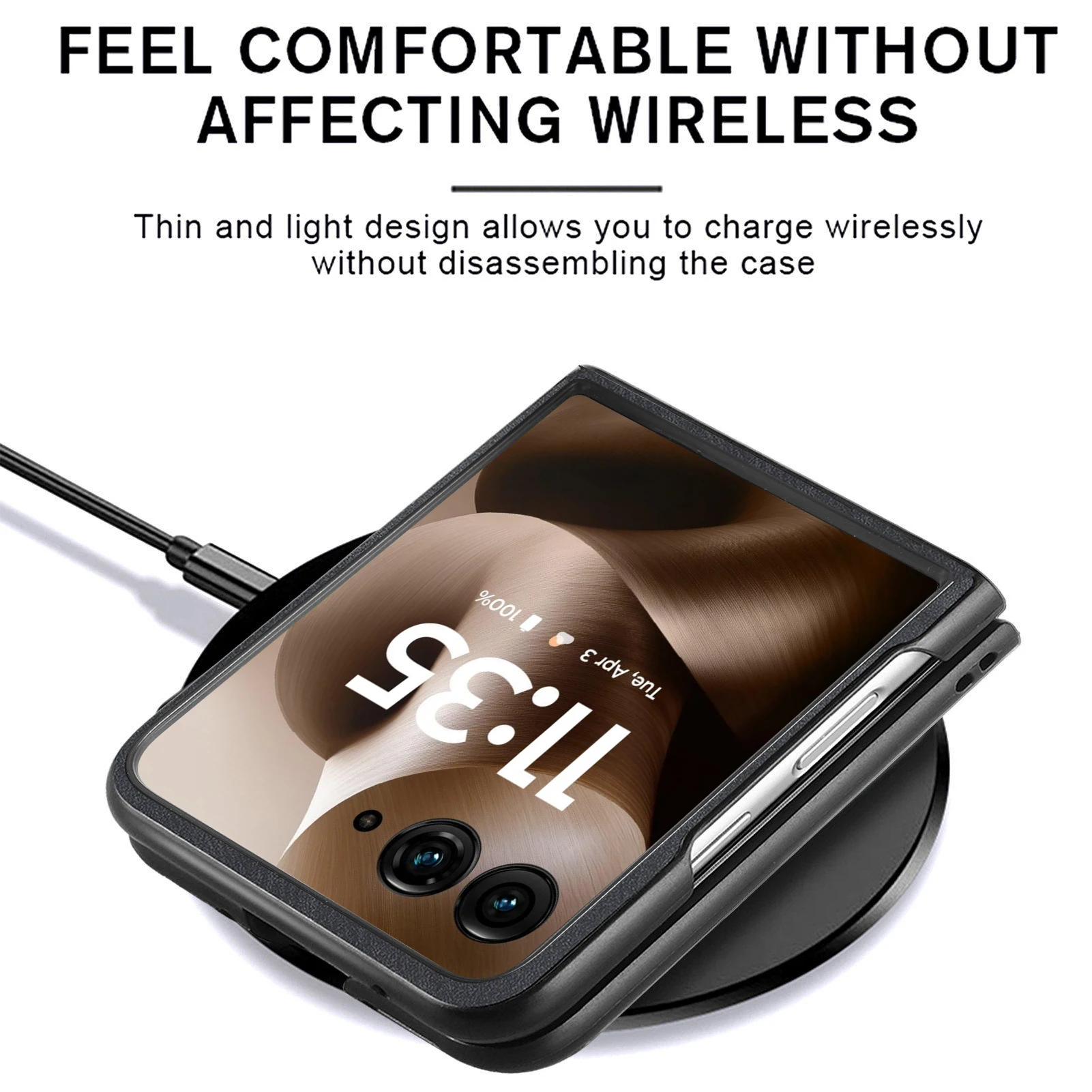 Elegant Anti-Dust Slim Leather Phone Case Coque