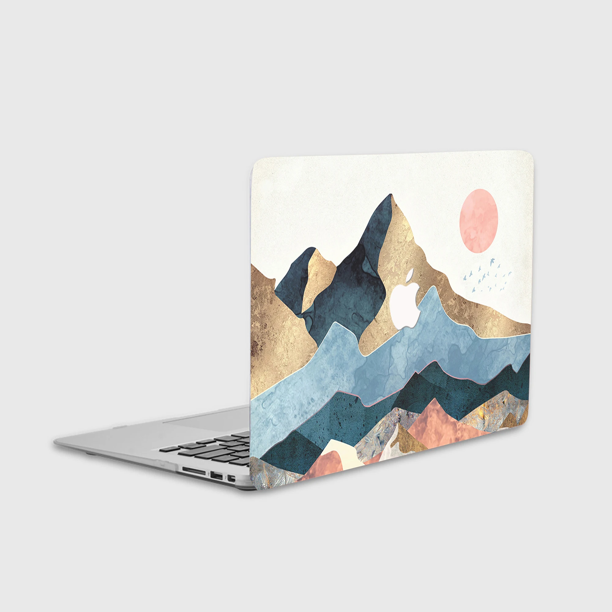 Abstrato Minimalista Paisagem Case do Portátil para Macbook ar 13 Case Funda Macbook Pro 13 Case 2023 ar m1 para Macbook ar 13 Capa - Imagem 4