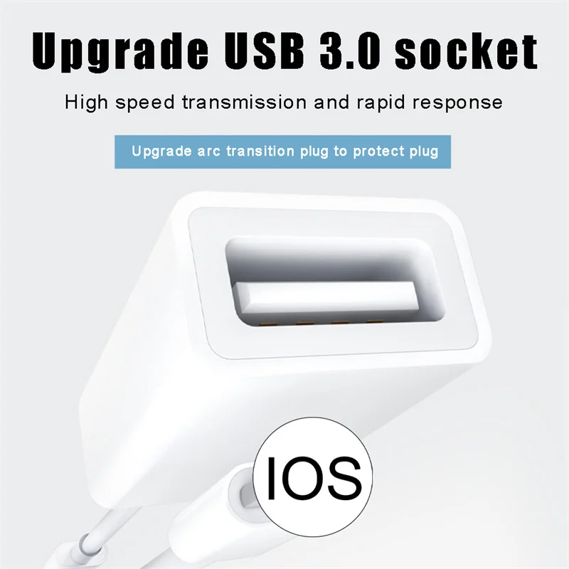 USB to Type C Adapter OTG Adapter Type C Adapter Lightning to USB C Adapter iOS to Type C Adapter Lightning to USB OTG Adapter for Lighting Type C to USB 3.0 for iPhone 15 14 13 Pro Max Date Transfer Cable U disk Camera Gamepad
