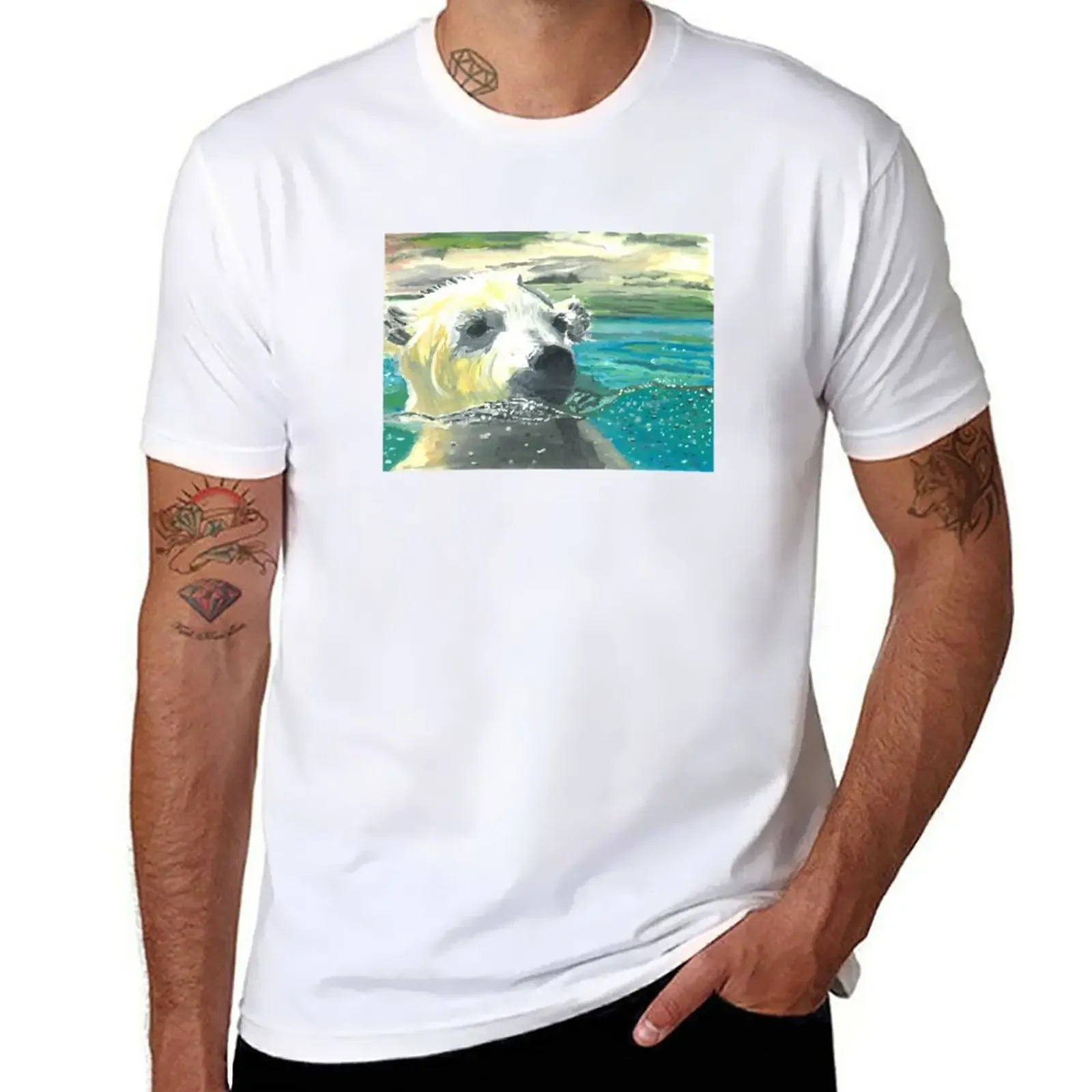 

Polar Bear Cub T-Shirt cute tops tops mens plain t shirts