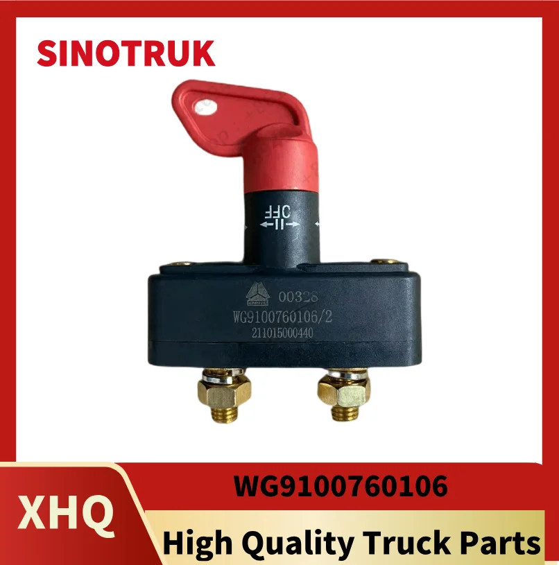 New Master Power Switch WG9100760106 for SINOTRUK HOWO SITRAK C7H G7 and Other Trucks Power Supply Truck Parts