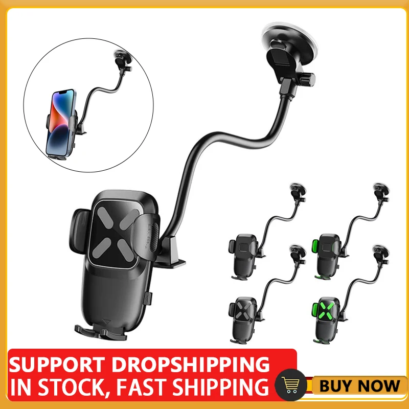 Supporto Auto Con Morsetto X, Braccio Lungo Supporto Universale Telefono Da Cruscotto Parabrezza Con Rotazione A 360° E Forte Ventosa Dai Fornori Di Dropshipping Case_expert, 1,78 € |DHgate - Foto 10