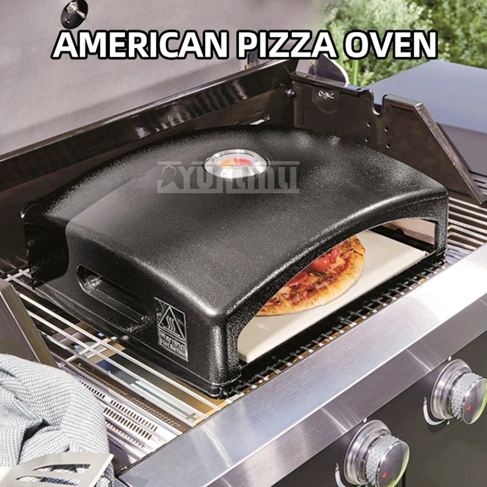 Pizza Oven with Thermometer Household Portable Pizza Oven Scones Toast