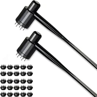 7 Star Needle & Plum Blossom Dermal Hammer,Seven Star Needle,Seven Star Dermal Needle Hammer (2 Box/26Pcs) 1