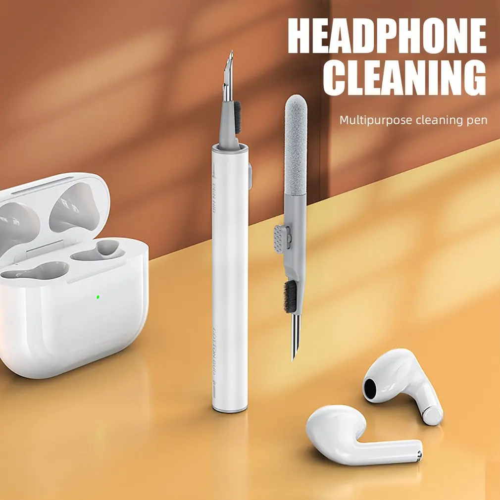 

3 In 1 Earbuds Earphones Cleaner Kit Cleaning Pen Brush Headphone Case Cleaning Tools For Xiaomi For Huawei Dropshipping