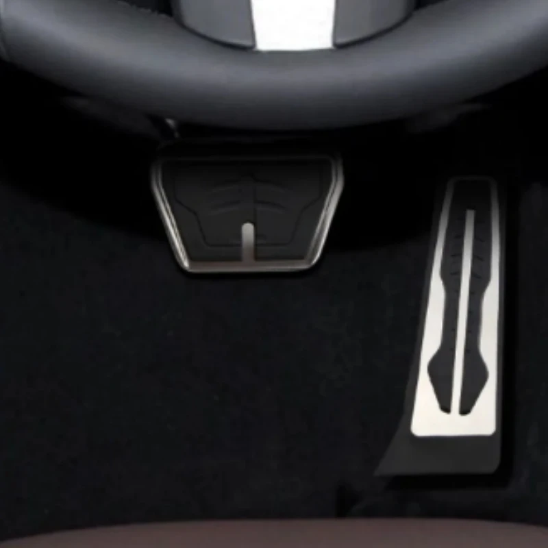 Car pedals for BMW 5 Series F10 F11 523i 528i 530i 535i 550i 2011-LHD gas brake foot rest pedal pad cover accessories