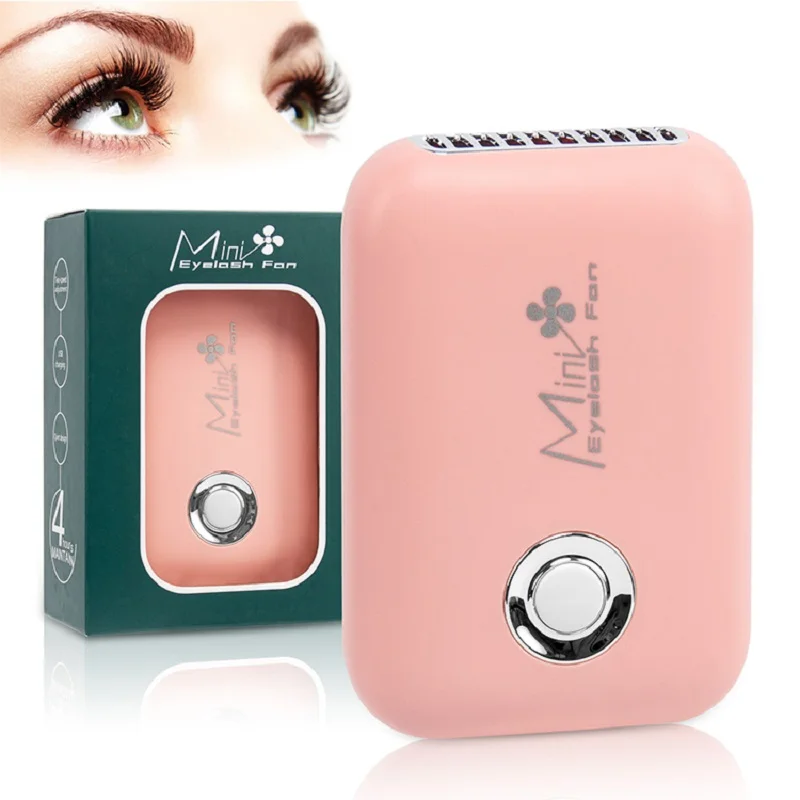 Usb Oplaadbare Mini Wimper Fan Droger Geënt Wimpers Mascara Gule Snelle Droge Blower Valse Eye Lash Eyelash Extension Supplies