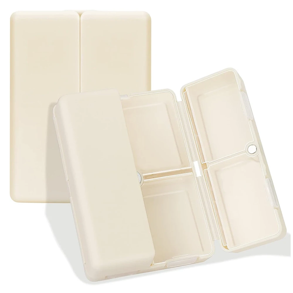 Compact Travel Pill Organizer with 7 Versatile Compartments
