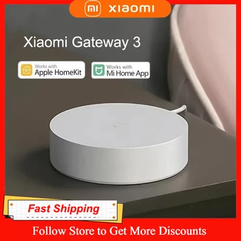 Xiaomi Mijia Smart Multi-Mode Gateway 3 Versione cinese controllata da voce Telecomando automatico ZigBee WIFI Bluetooth Mesh Hub